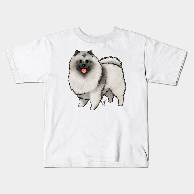 Dog Keeshond Cream Keeshond Kids T Shirt TeePublic